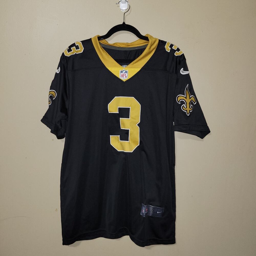Vintage New Orleans Saints #3 Football-NFL‎ Sand-knit Jersey Sz SMALL